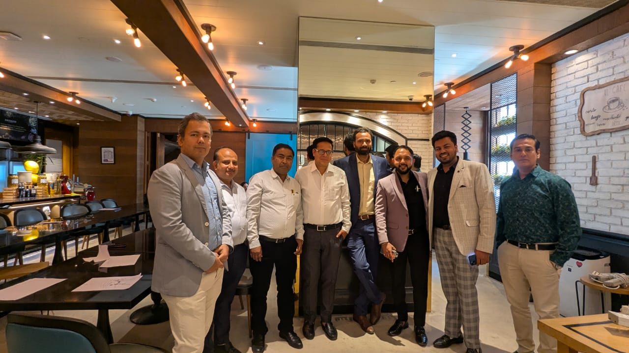 Members at an informal meetup